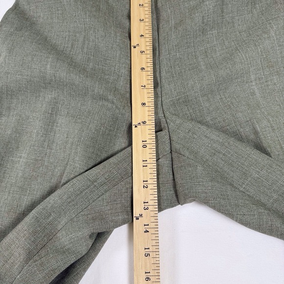 Alfred Dunner Grey‎ Pull on Pants Flat Front Elastic Waist In Back Size 12 - Picture 5 of 7